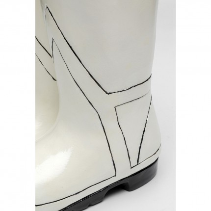 Porte-parapluies bottes blanches Kare Design