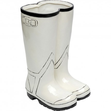 Porte-parapluies bottes blanches Kare Design