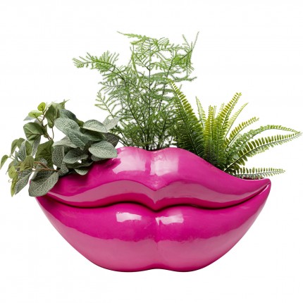 Vase décoratif Lips fuchsia 28cm