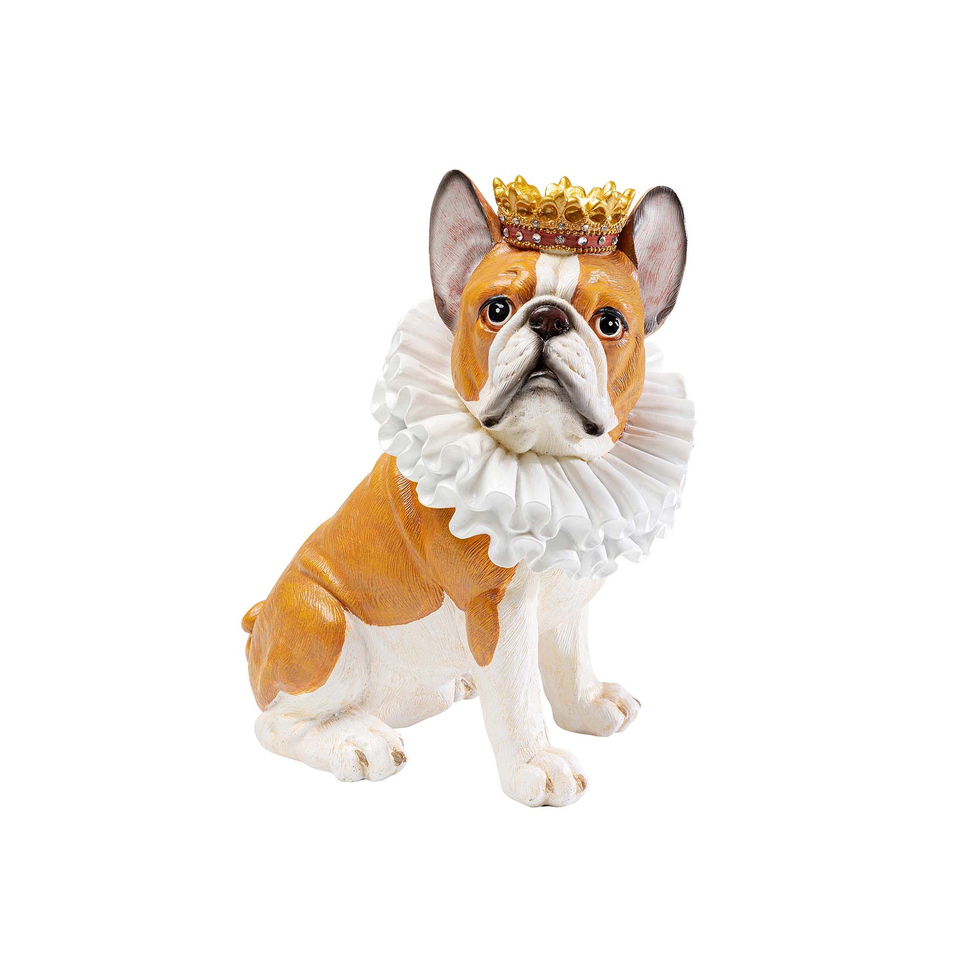 Figurine décorative King Dog marron 29cm