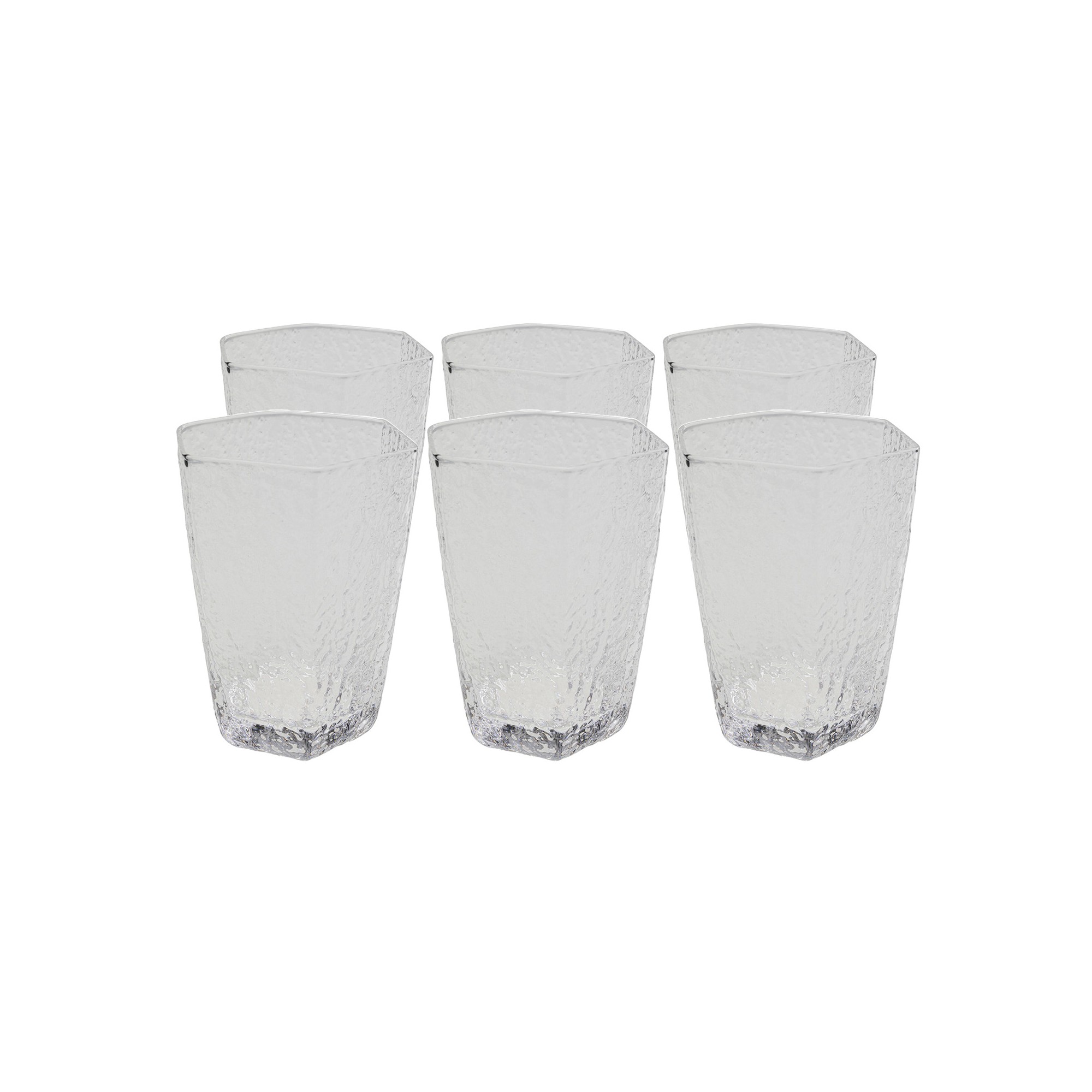Verres à eau Cascata set de 6 Kare Design