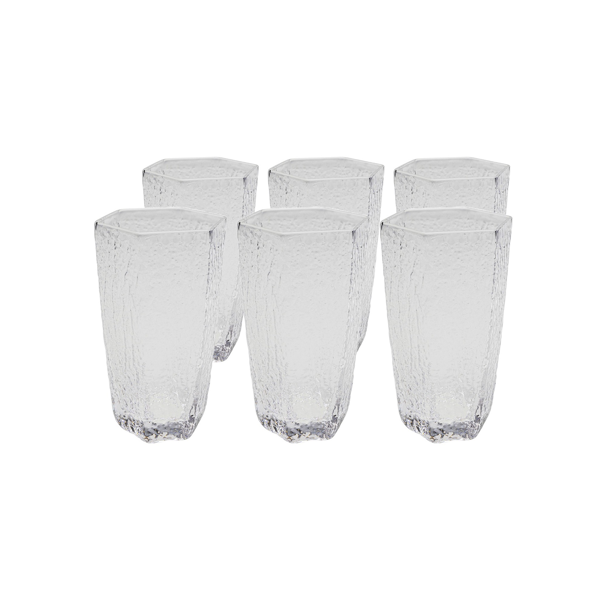 Verres hauts Cascata set de 6 Kare Design