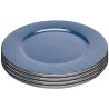 Assiettes en céramique bleue - Muse - Kare Design