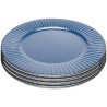 Blue ceramic plates -Muse -Kare Design