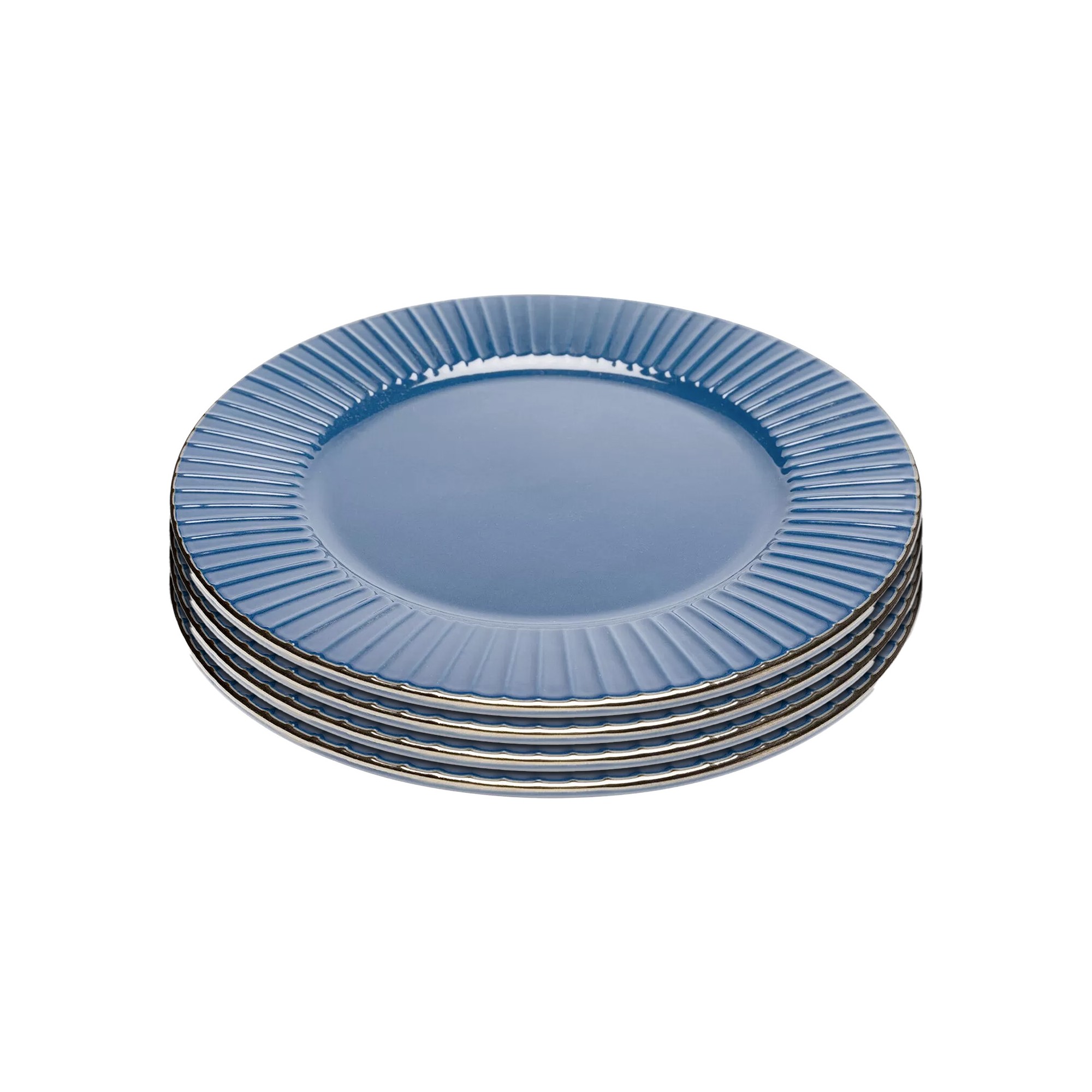 Assiettes Muse bleues 27cm set de 4 Kare Design