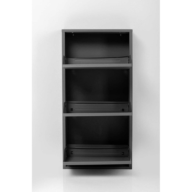 Shoe Container Caruso black 3 drawers Kare Design