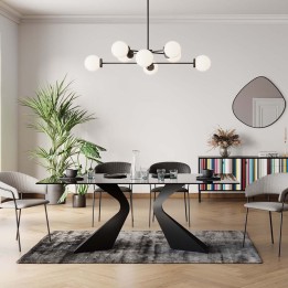 Table design noire - Gloria - Kare Design