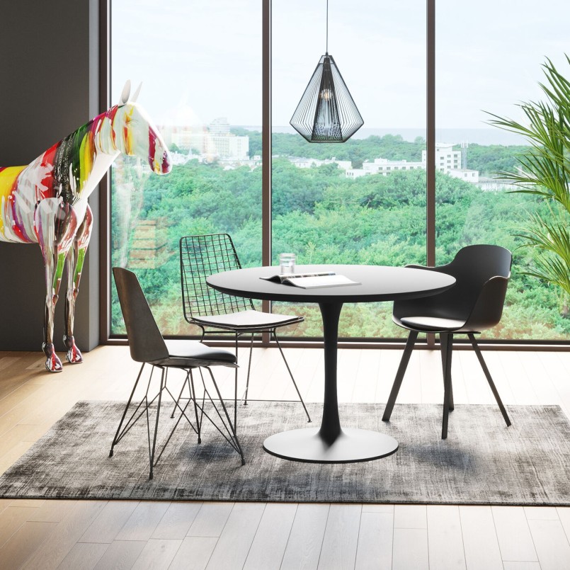 Table design noire - Schickeria - Kare Design