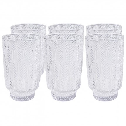 Verres à eau Fogli set de 6 Kare Design