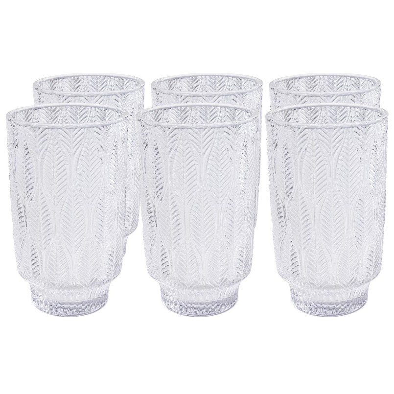 Verres à eau en verre transparent - Fogli - Kare Design