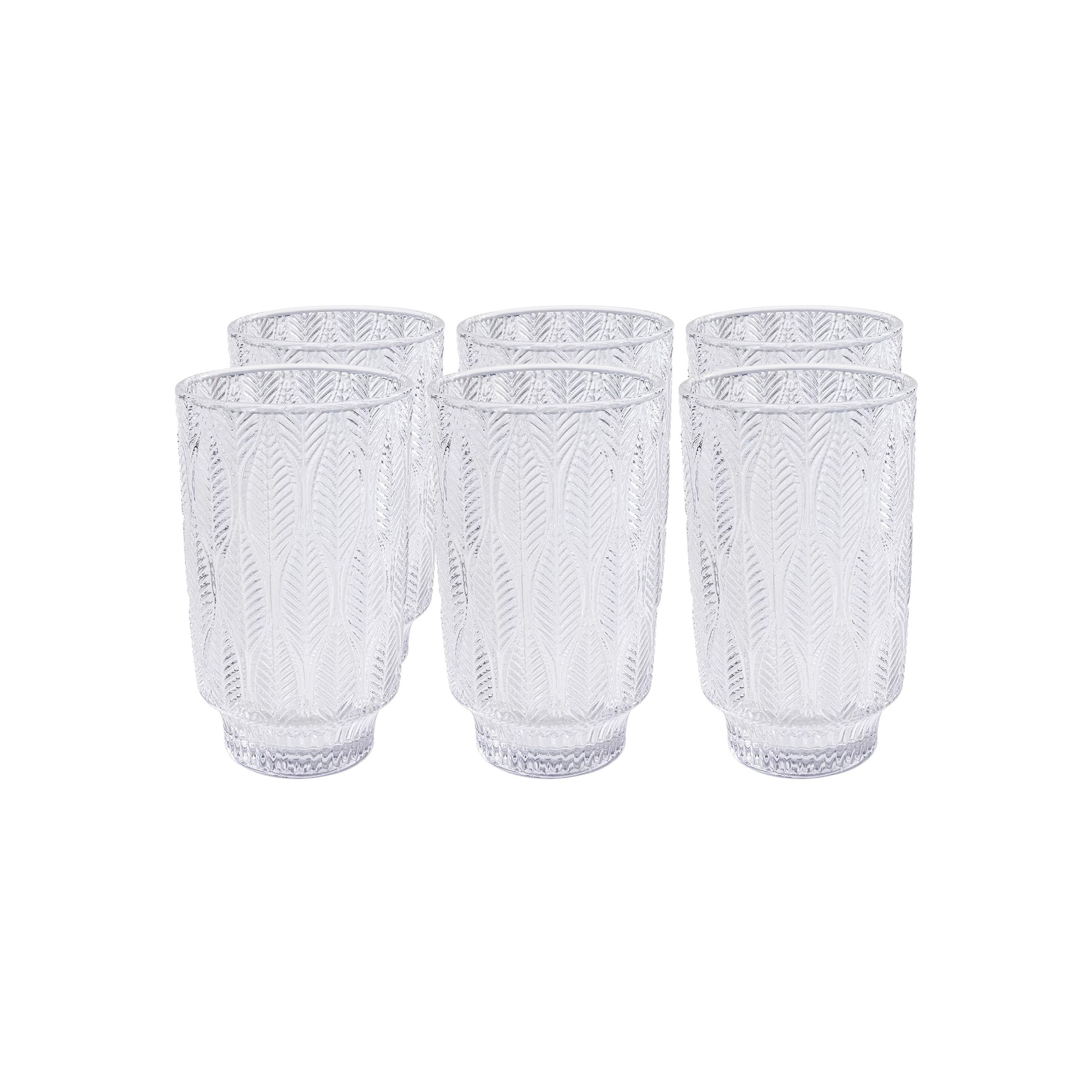 Verres à eau Fogli set de 6 Kare Design