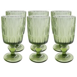 Verres à vin en verre vert - Fogli - Kare Design