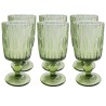 Verres à vin en verre vert - Fogli - Kare Design