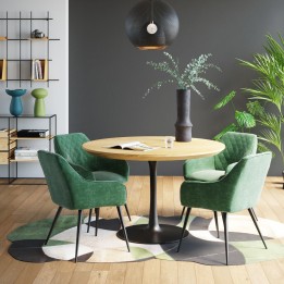 Table contemporaine noire - Invitation - Kare Design