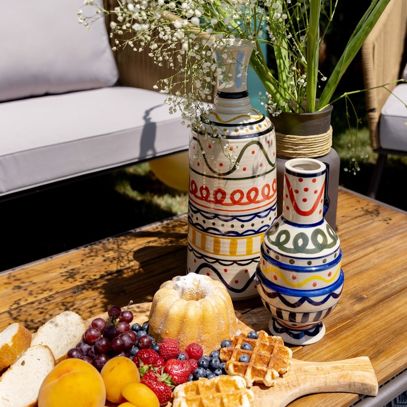 Vase en verre violet - Isola - Kare Design