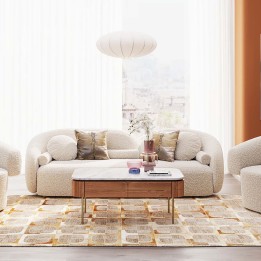 Shiny brown cushion with gold and black dragonfly - Kare Design