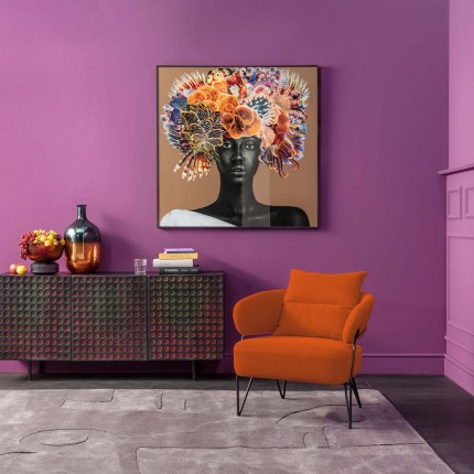 Fauteuil Peppo orange Kare Design Fauteuil Peppo orange Kare Design