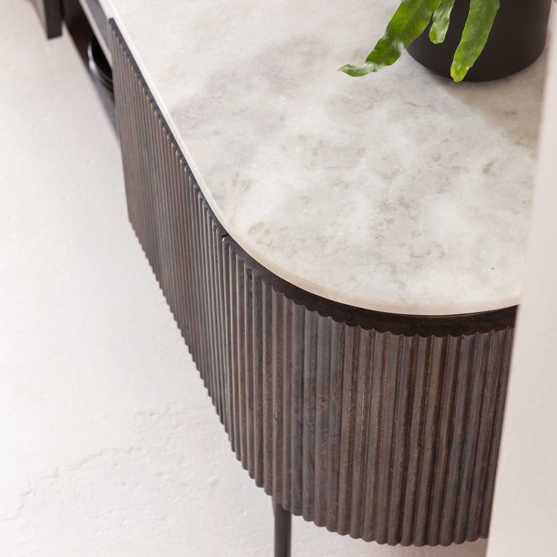 Meuble TV rétro en bois - Glenn - Kare Design