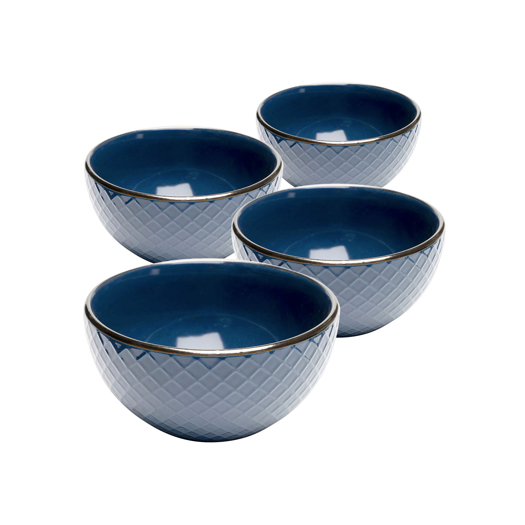 Bols Muse bleus set de 4 Kare Design