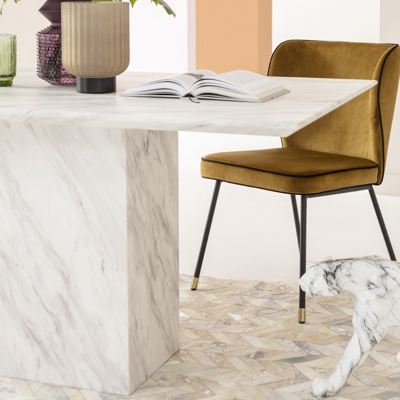 Table en marbre blanc - Artistico - Kare Design
