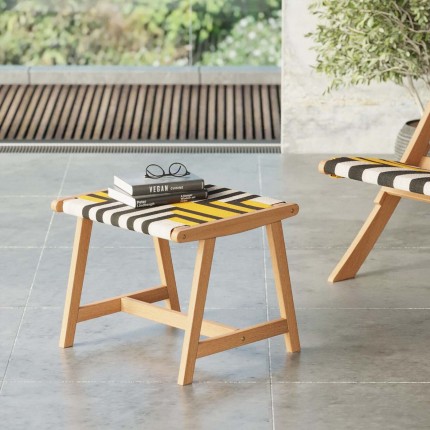 Tabouret de jardin Ipanema jaune Kare Design