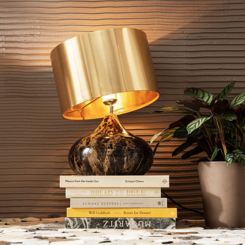 Lampe de table pivotante marron - Mamo Deluxe - Kare Design