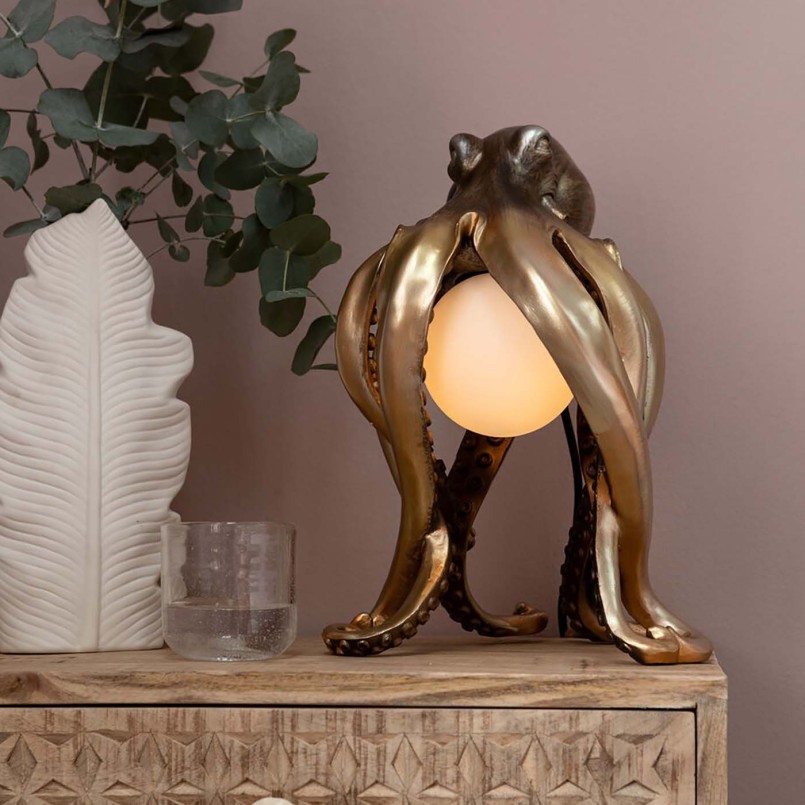 Lampe de table en forme de pieuvre - Kare Design