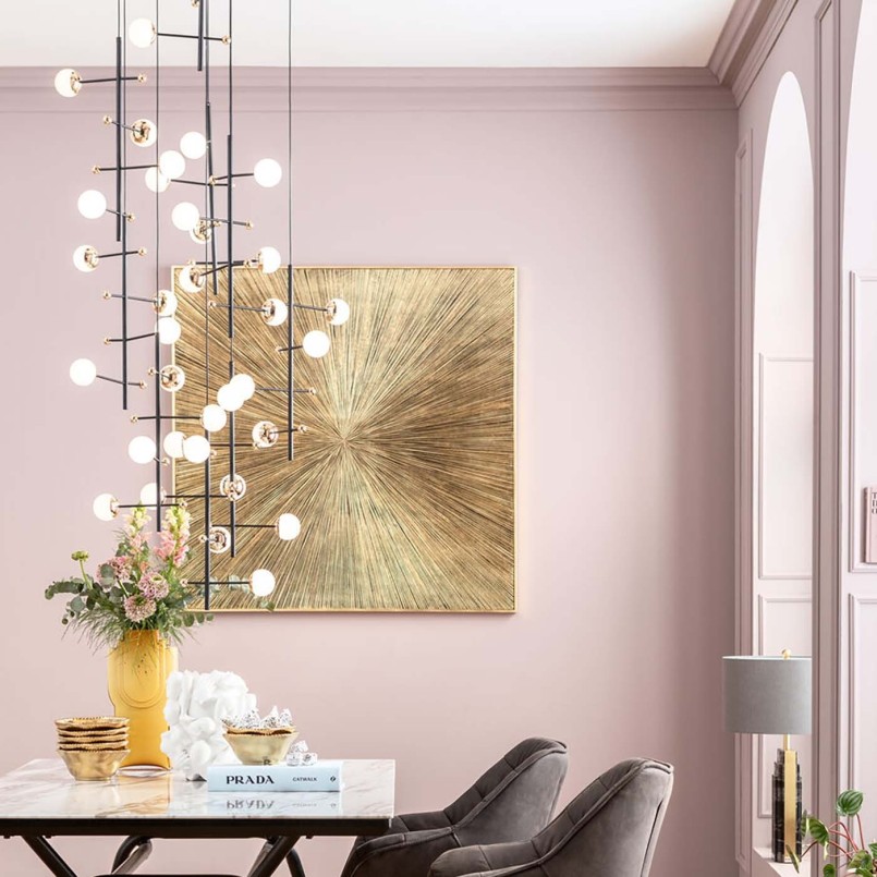 Modern black hanging lamp - Trapez - Kare Design