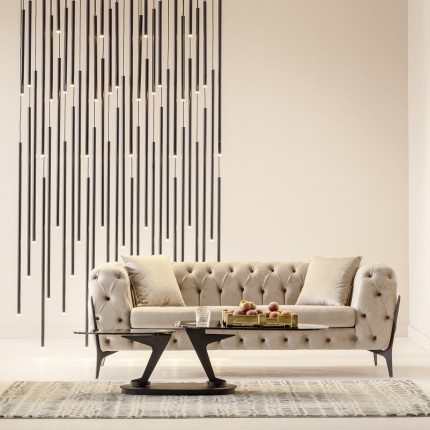 Suspension Living Vegas Deluxe noire Kare Design