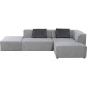 Canapé d'angle contemporain gris - Infinity - Kare Design
