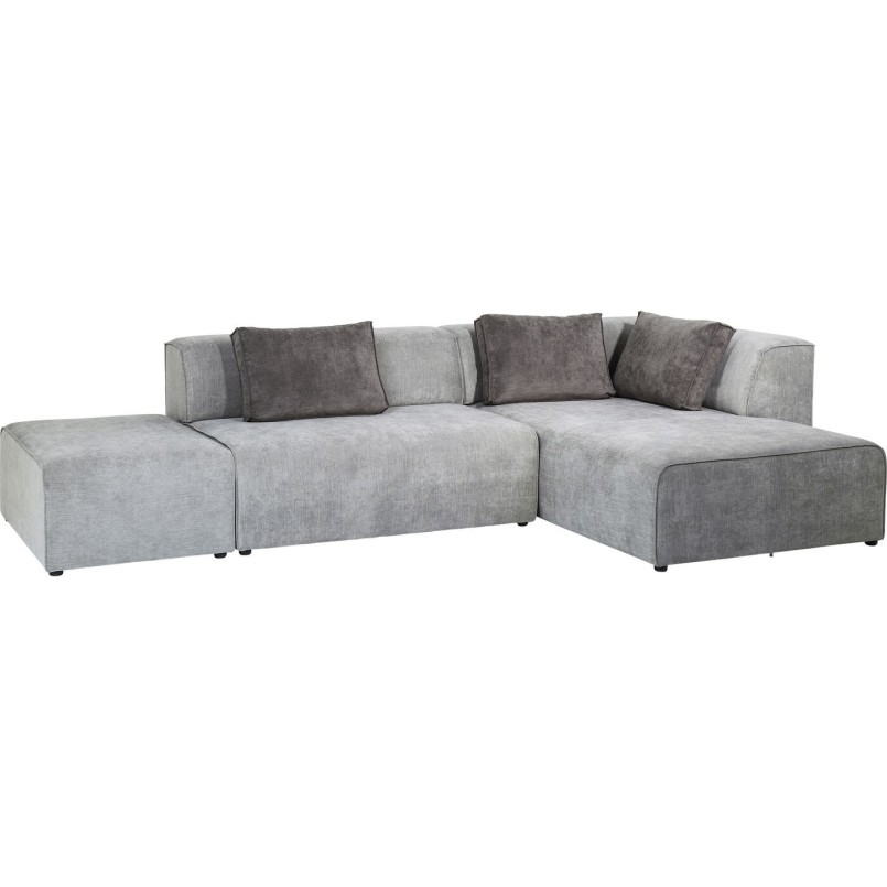 Grey contemporary corner sofa - Infinity - Kare Design
