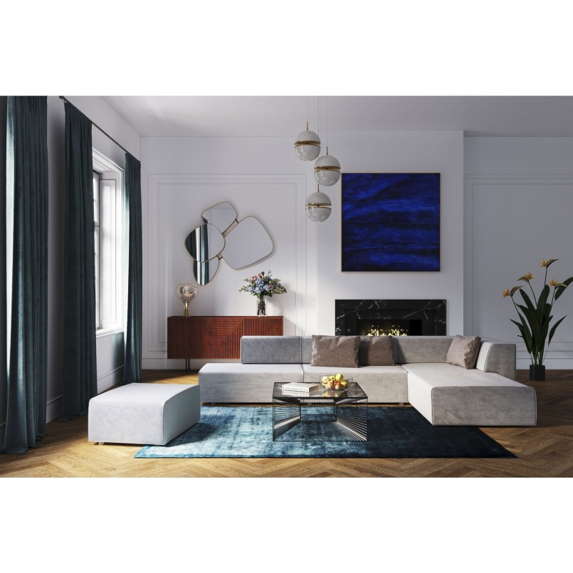 Grey contemporary corner sofa - Infinity - Kare Design
