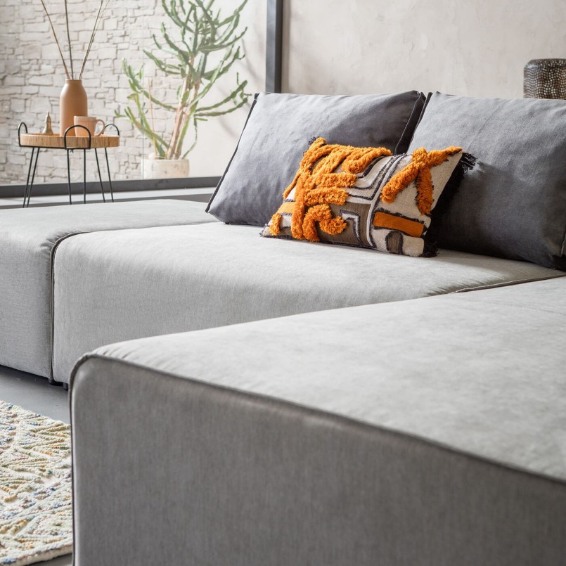 Canapé d'angle contemporain gris - Infinity - Kare Design