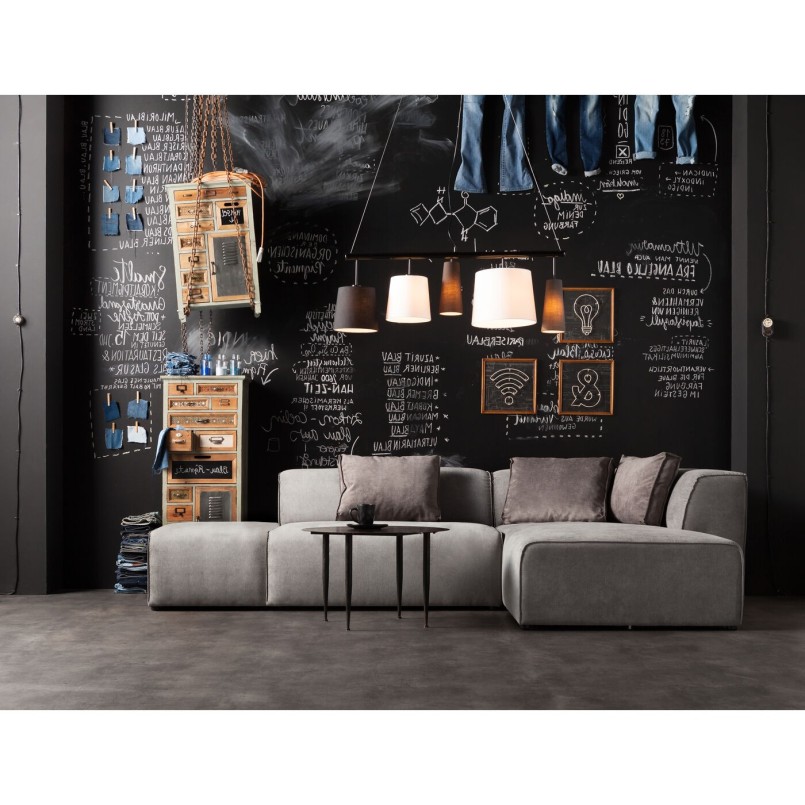 Canapé d'angle contemporain gris - Infinity - Kare Design