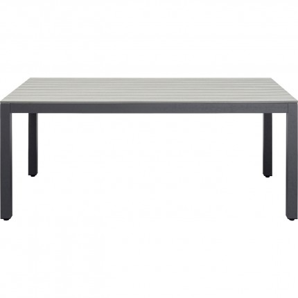 Table de jardin Sorrento grise 180x90cm Kare Design