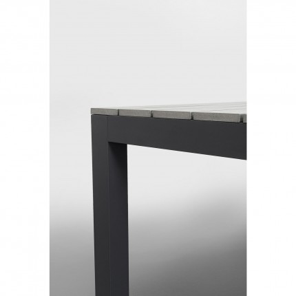 Table de jardin Sorrento grise 180x90cm Kare Design