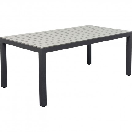 Table Sorrento gris 180x90cm