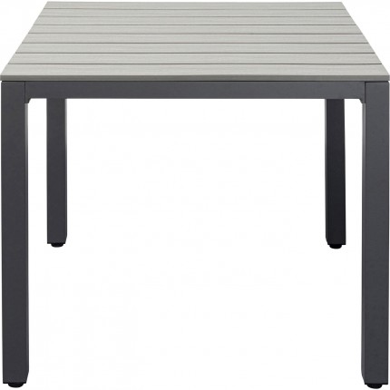 Table de jardin Sorrento grise 80x80cm Kare Design