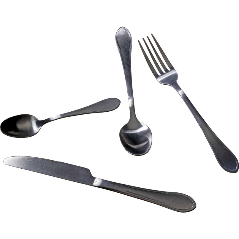 Couverts Cucina noir mat (16-pcs.)