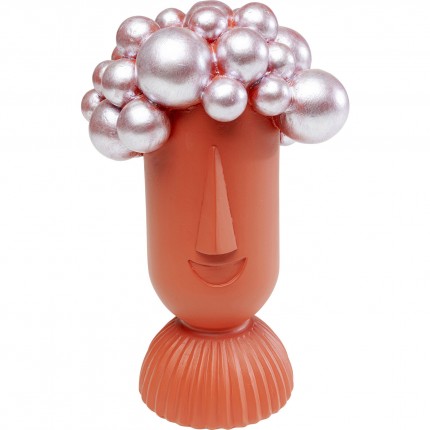 Objet décoratif Hairstyle rouge 24cm