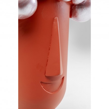 Objet décoratif Hairstyle rouge 24cm
