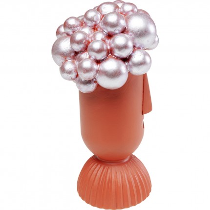 Objet décoratif Hairstyle rouge 24cm