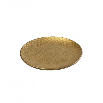 Assiettes Diva dorées 20cm set de 4 Kare Design