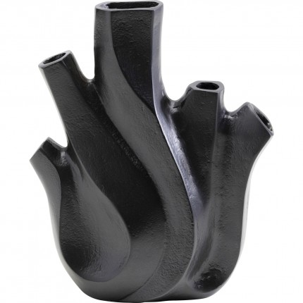 Vase Flame noir 25cm Kare Design