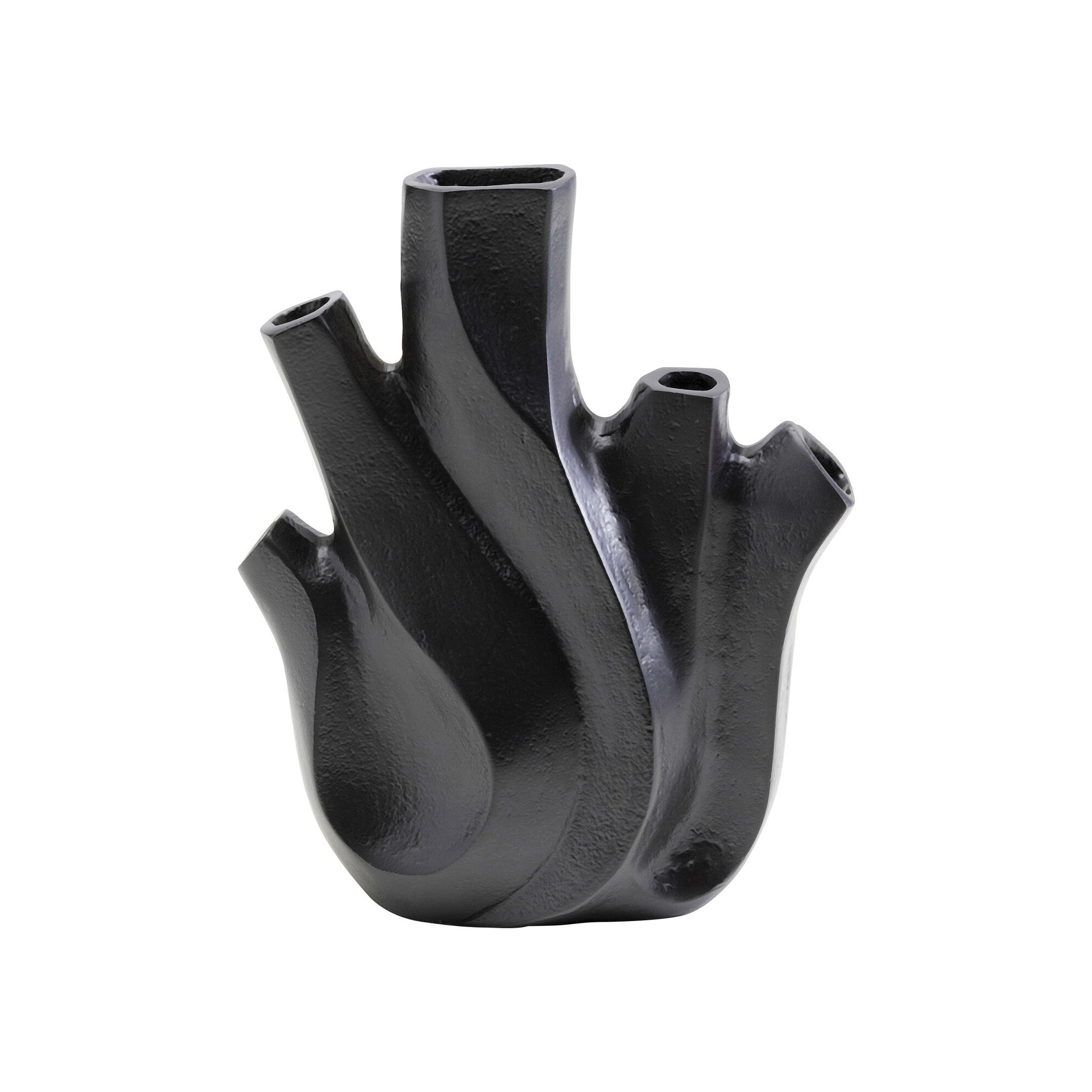 Vase Flame noir 25cm