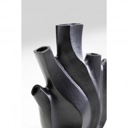 Vase Flame noir 25cm Kare Design