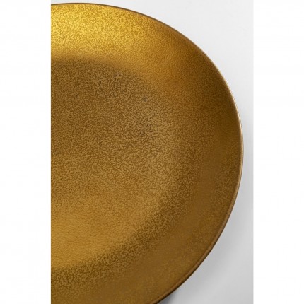 Assiette Diva dorée 26cm Kare Design