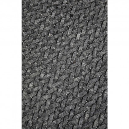 Tapis Treccia 240x170cm gris Kare Design