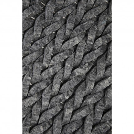 Tapis Treccia 240x170cm gris Kare Design
