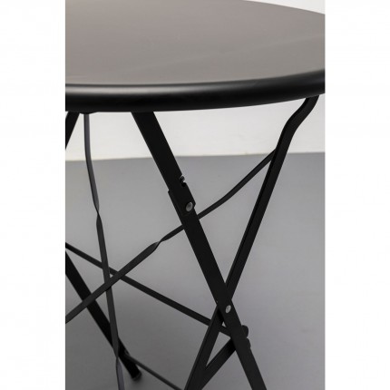 Table de jardin pliante Balcony 60cm noire Kare Design